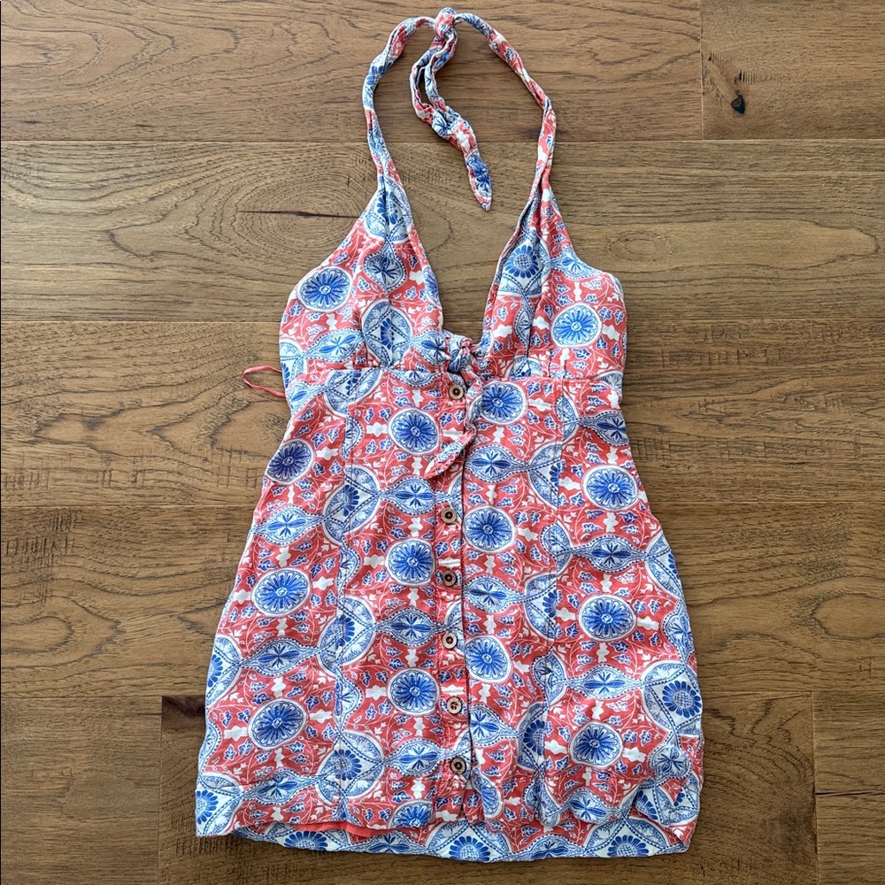 Anthropologie Maeve Halter Mini Dress Medium - Picture 4 of 5